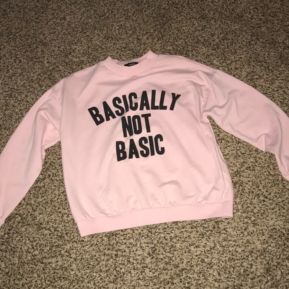 Forever 21 Sweatshirt Basic size Medium